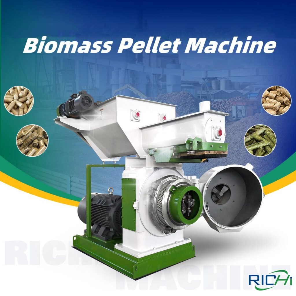 Configuration of MZLH320 small biomass pellet machines